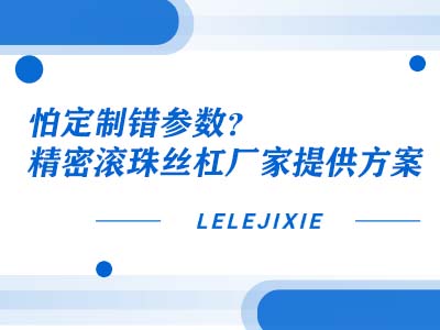 怕定造错参数？？？？？？？？精密滚珠丝杠厂家提供规划